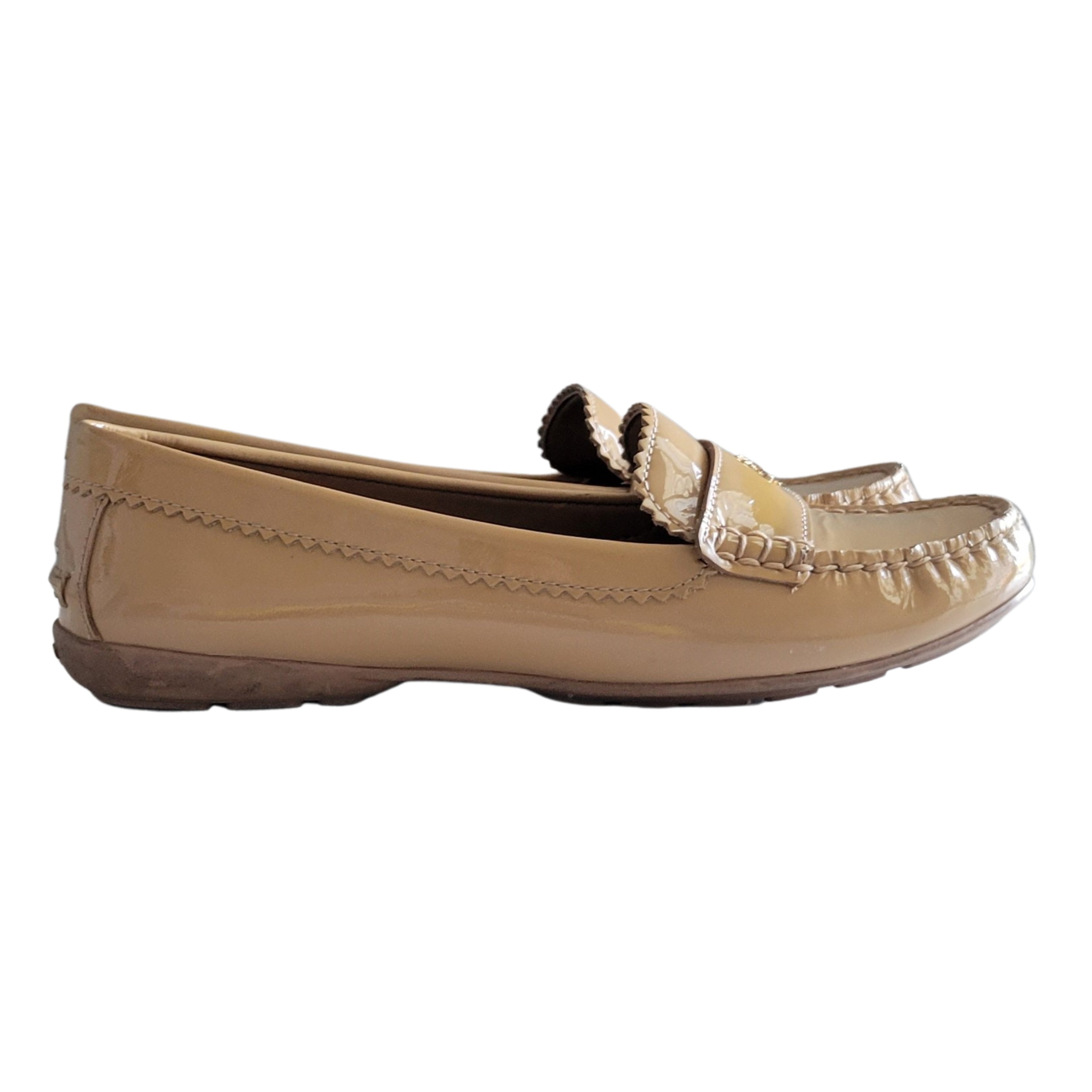 Coach odette patent 2025 leather loafers