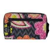 Vera Bradley Ziggy Zinnia Turnlock Wallet