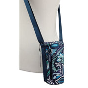 Vera Bradley Blue Island Medallion Lighten Up Water Bottle Crossbody