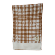 Timberland Warm Brown Plaid Scarf