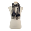 FRAAS Cashmink Blue and Beige Scarf