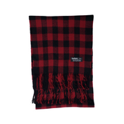 Totes Buffalo Plaid Fringe Scarf