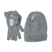 Time and Tru Chenille Gloves and Beanie Set