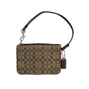 Coach Signature Monogram Wristlet