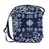 Vera Bradley Mini Hipster Steel Blue Medallion