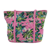 Vera Bradley Tropical Paradise Small Trimmed Vera Tote