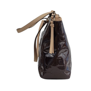 Coach Signature Patent Leather Tote F25118