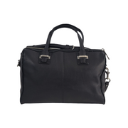 Coach Taylor Black Leather Satchel F25296 Back View