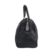 Coach Taylor Black Leather Satchel F25296 Side View