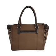 Brighton Contrasting Leather Winged Side Satchel