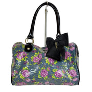 Betsey Johnson Sequin Bowler Bag