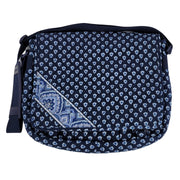 Vera Bradley Nantucket Navy Laptop Messenger Bag