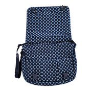 Vera Bradley Nantucket Navy Laptop Messenger Bag