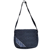 Vera Bradley Nantucket Navy Laptop Messenger Bag