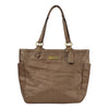 Coach Gallery Embossed Top Handle Leather Handbag