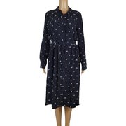 Ann Taylor Belted Long Sleeve Shirt Dress