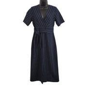 Lelis Striped V-Neck Dress