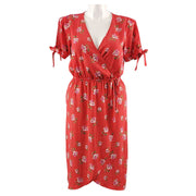 One Heart Clothing Floral Wrap Dress