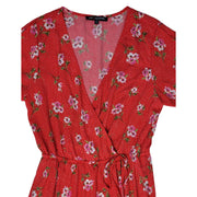 One Heart Clothing Floral Wrap Dress