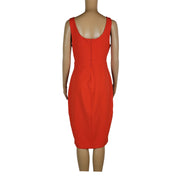 Bisou Bisou Michele Bohbot Sheath Dress Size 6 Back View