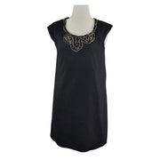 Merona Cap Sleeve Embroidered Neckline Dress