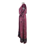 Band of Gypsies Floral Faux Wrap Maxi Dress