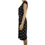 Ralph Lauren Sheath Polka Dot Cap Sleeve Dress Size 10