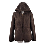 Faded Glory Women's Faux Suede Hooded Jacket