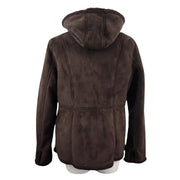 Faded Glory Women's Faux Suede Hooded Jacket