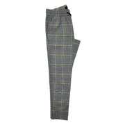 Hollister Men's Skinny Drop Crotch Drawstring Plaid Pants