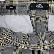 Hollister Men's Skinny Drop Crotch Drawstring Plaid Pants