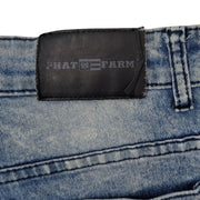 Phat Farm Men's Vintage Distressed Skinny Fit Jeans 32x30