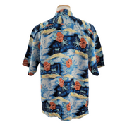 Washers Resort Silk Hawaiian Shirt Size L