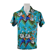 V.H.O Hawaiian Shirt Blue Parrot