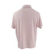 Cremieux Collection Striped Polo Shirt Large Back View