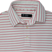 Cremieux Collection Striped Polo Shirt Large