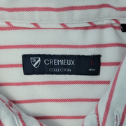 Cremieux Collection Striped Polo Shirt Large