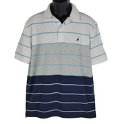 Nautica Classic Fit Performance Deck Shirt - Striped Polo