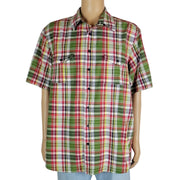 Eddie Bauer Short Sleeve Madras Shirt