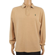 Polo Ralph Lauren Long Sleeve Mesh Polo Shirt