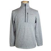 Eddie Bauer Gray Fleece 1/4 Zip Pullover