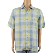 Pussers West Indies Linen Plaid Shirt