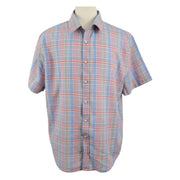 Crown & Ivy Men's Linen Blend Plaid Shirt