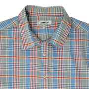 Crown & Ivy Men's Linen Blend Plaid Shirt