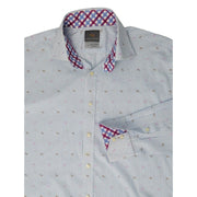 Thomas Dean Striped Button Down Shirt