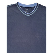 Cremieux Slub Cotton Contrast Stitch Tee Shirt