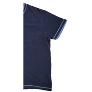 Cremieux Slub Cotton Contrast Stitch Tee Shirt