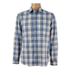 Old Navy Men's Everyday Shirt Slim Fit Built-In Flex Blue Plaid