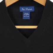 Paul Fredrick Silk Cashmere V-Neck Sweater Vest Large