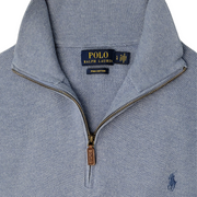 Polo Ralph Lauren Mesh-Knit Quarter-Zip Sweater